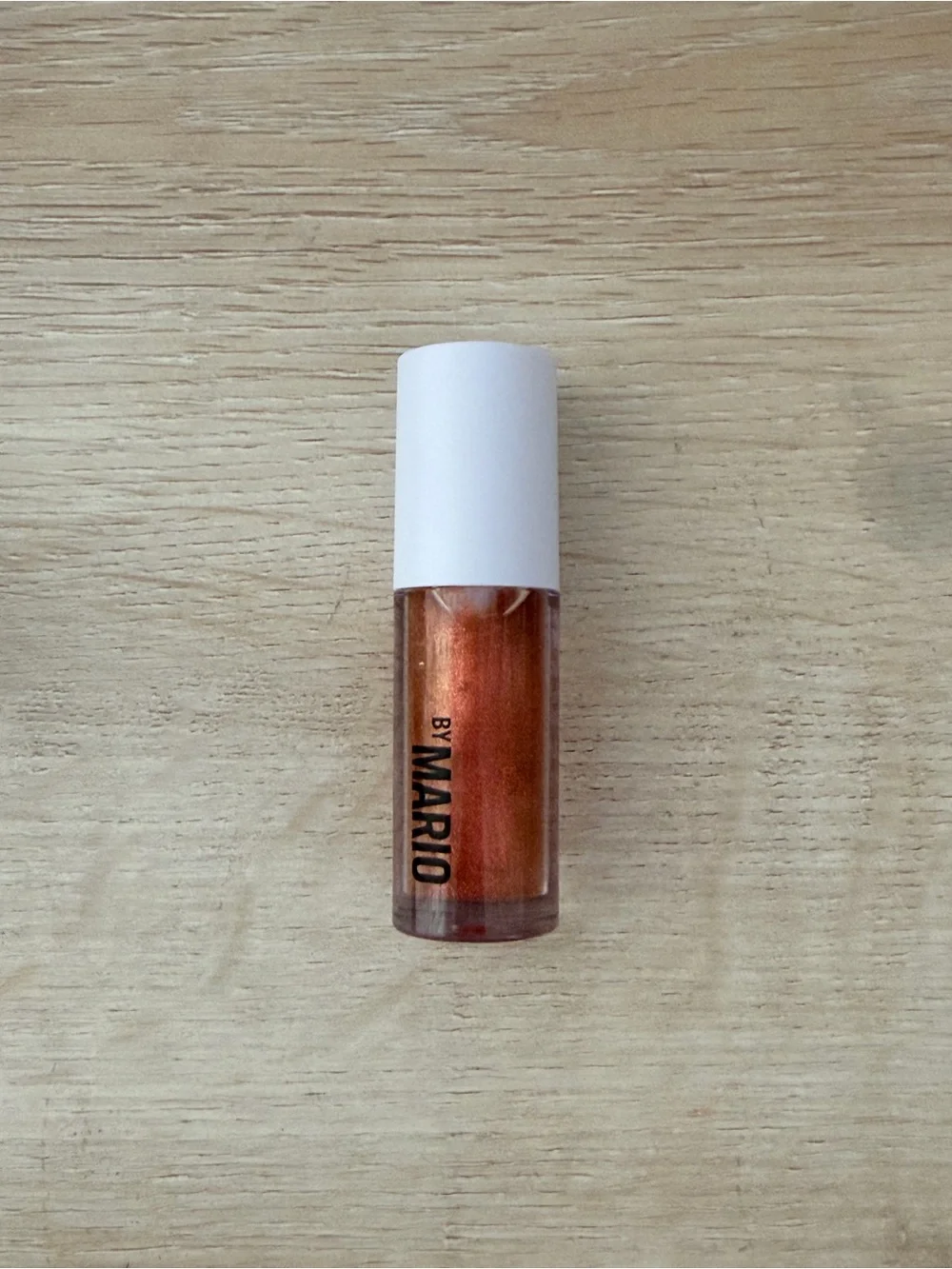 MAKEUP BY MARIO Metallic Lip Gloss – SHADE: Rose Gold Sparkling Bronze Lip Gloss